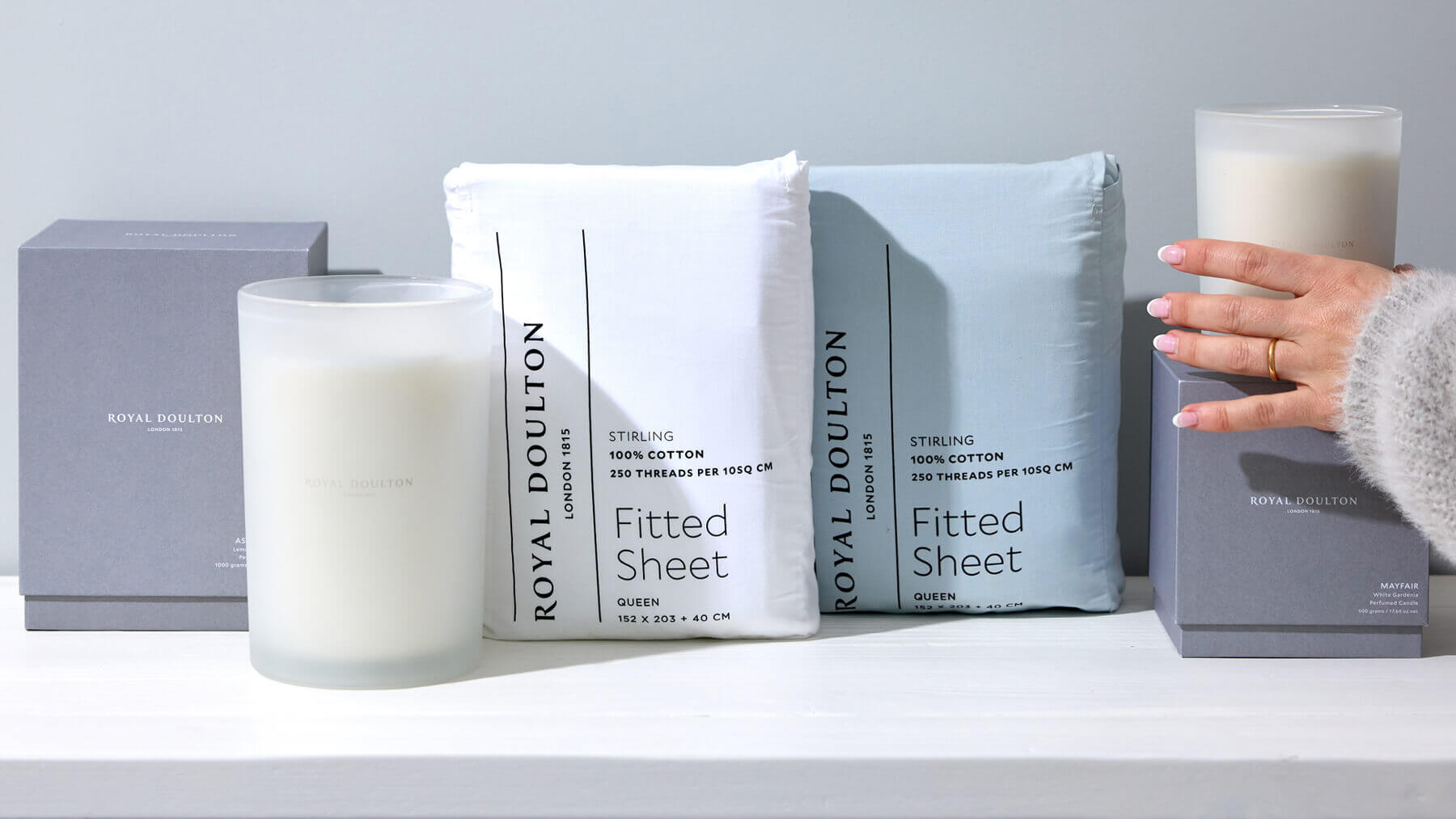 Royal Doulton Stirling presented as a bedding gift