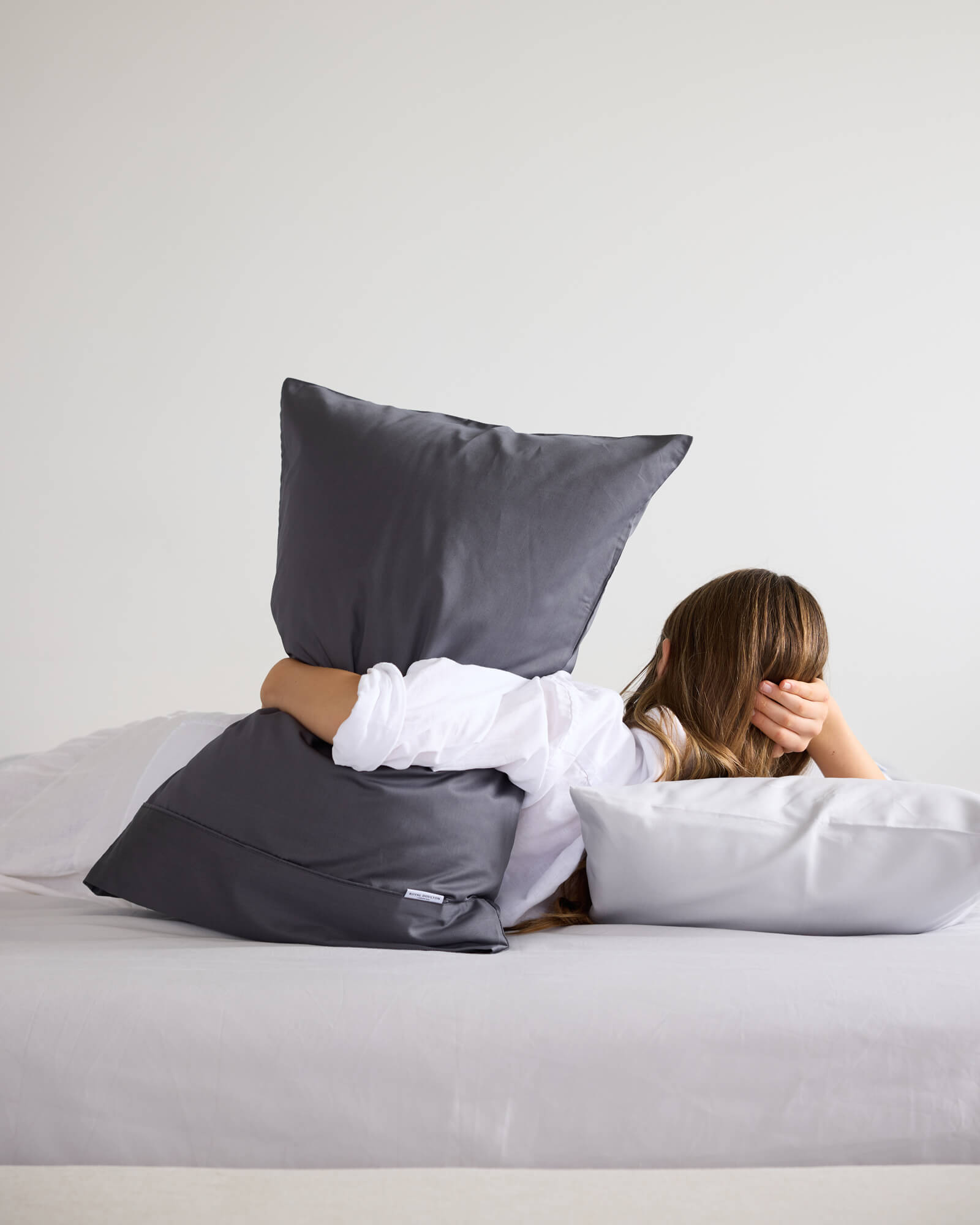 Royal Doulton Sola sheet set styled in a bedroom