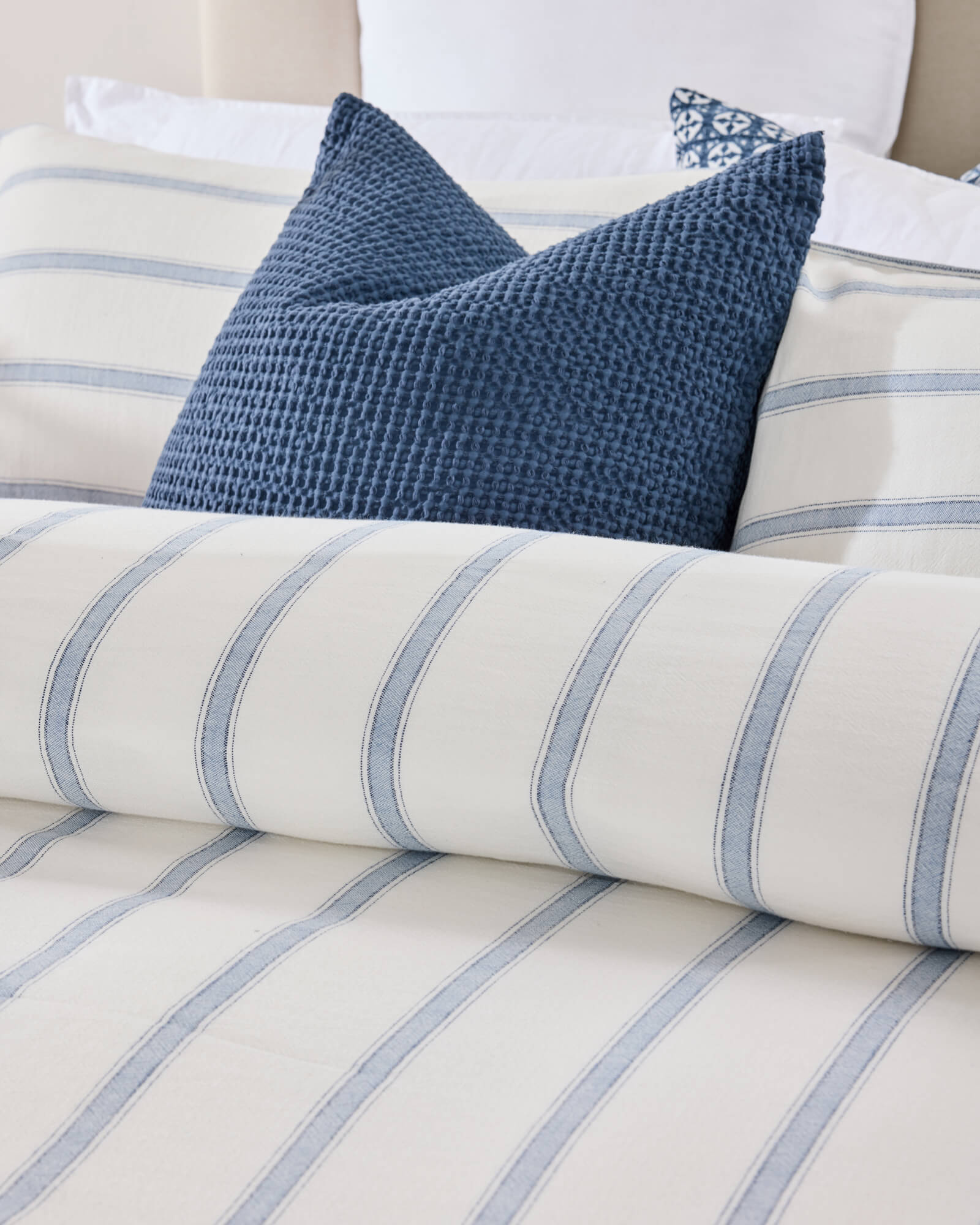 Royal Doulton Kate duvet cover set styled on a bed