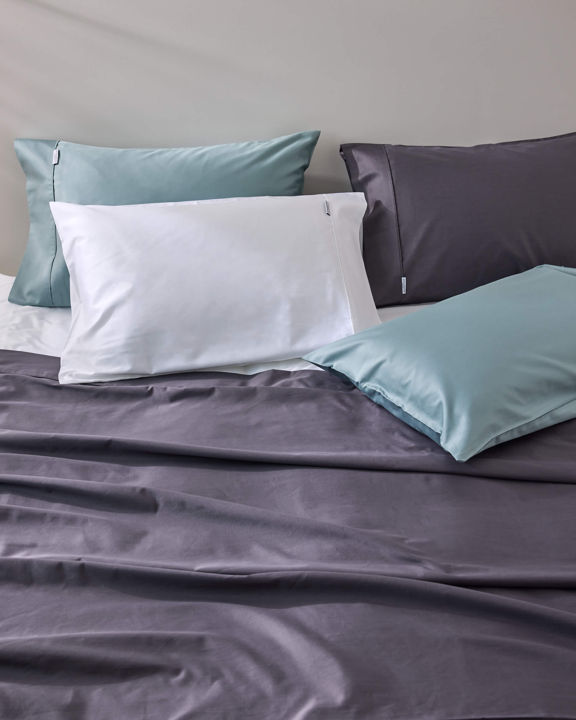 Royal Doulton Ceilo sheet set styled on a bed