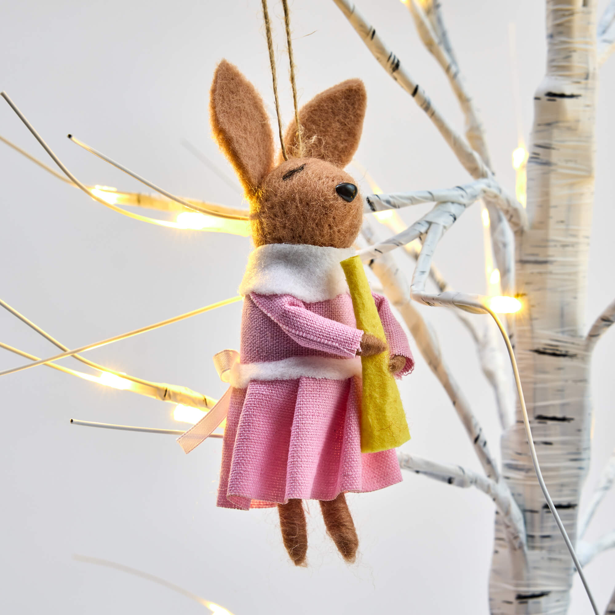 Royal Doulton Bunnykins Polly felt Christmas ornament