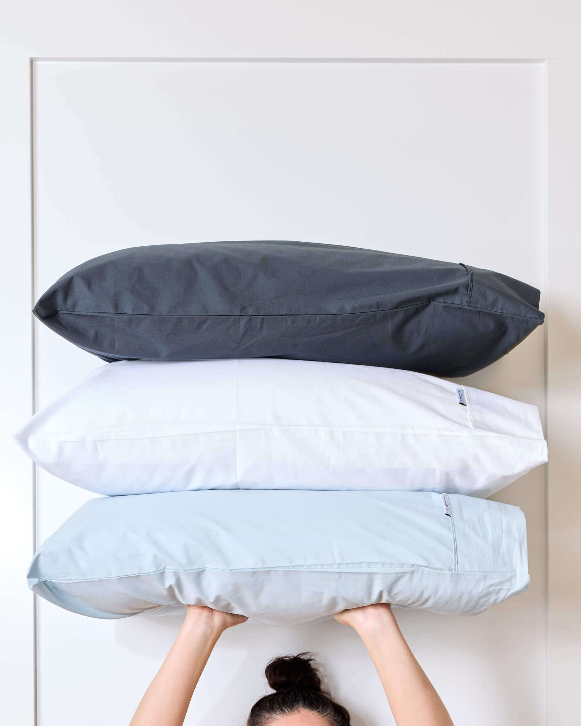 Royal Doulton Stirling sheet set styled on a bed