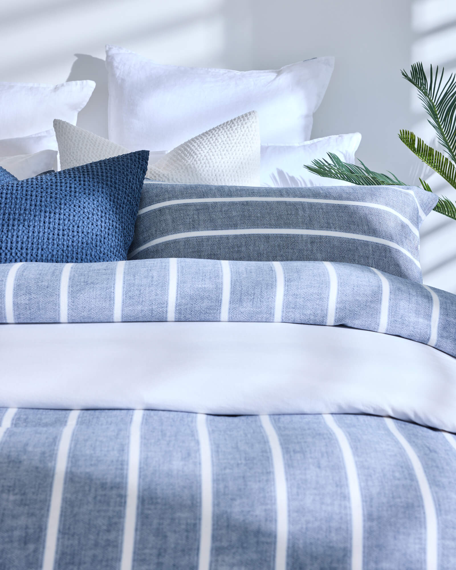 Royal Doulton Kate duvet cover set styled in a bedroom