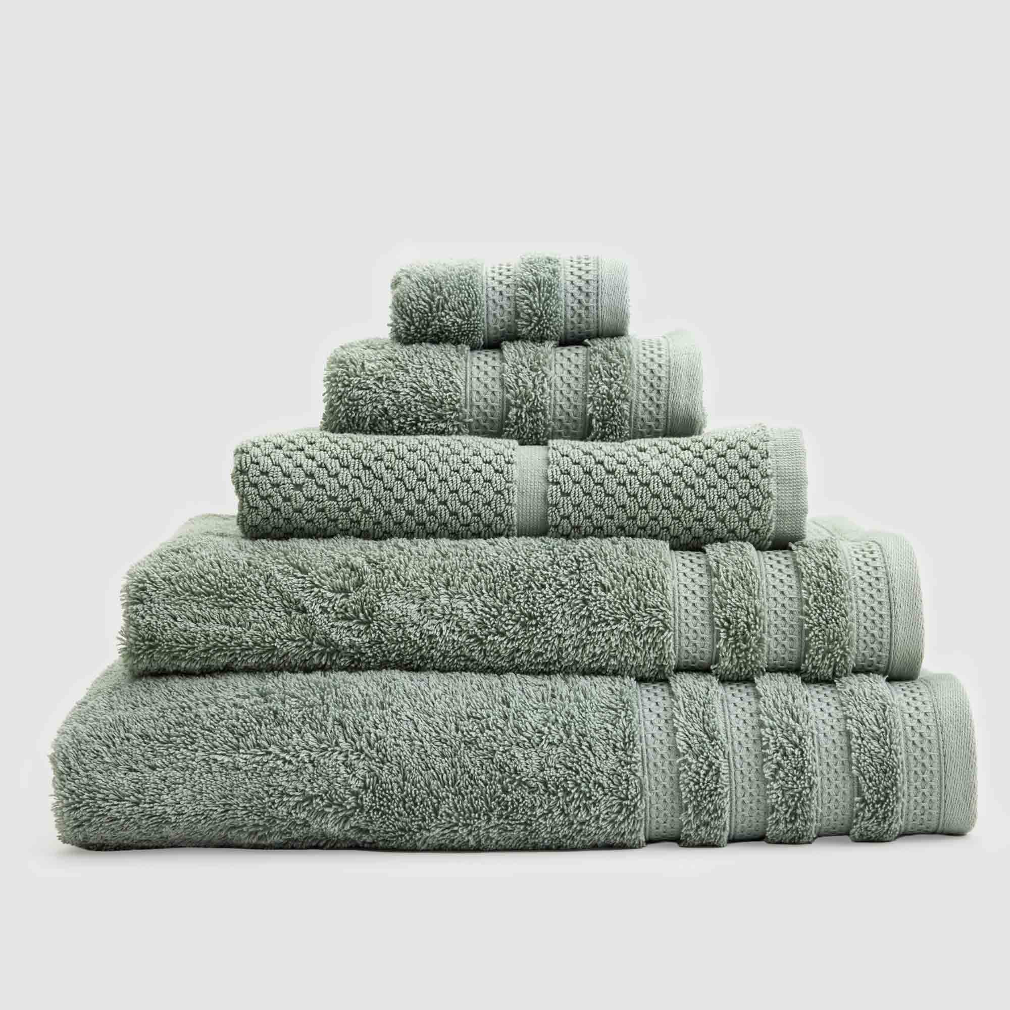 Royal Doulton Chelsea towel set in Mist
