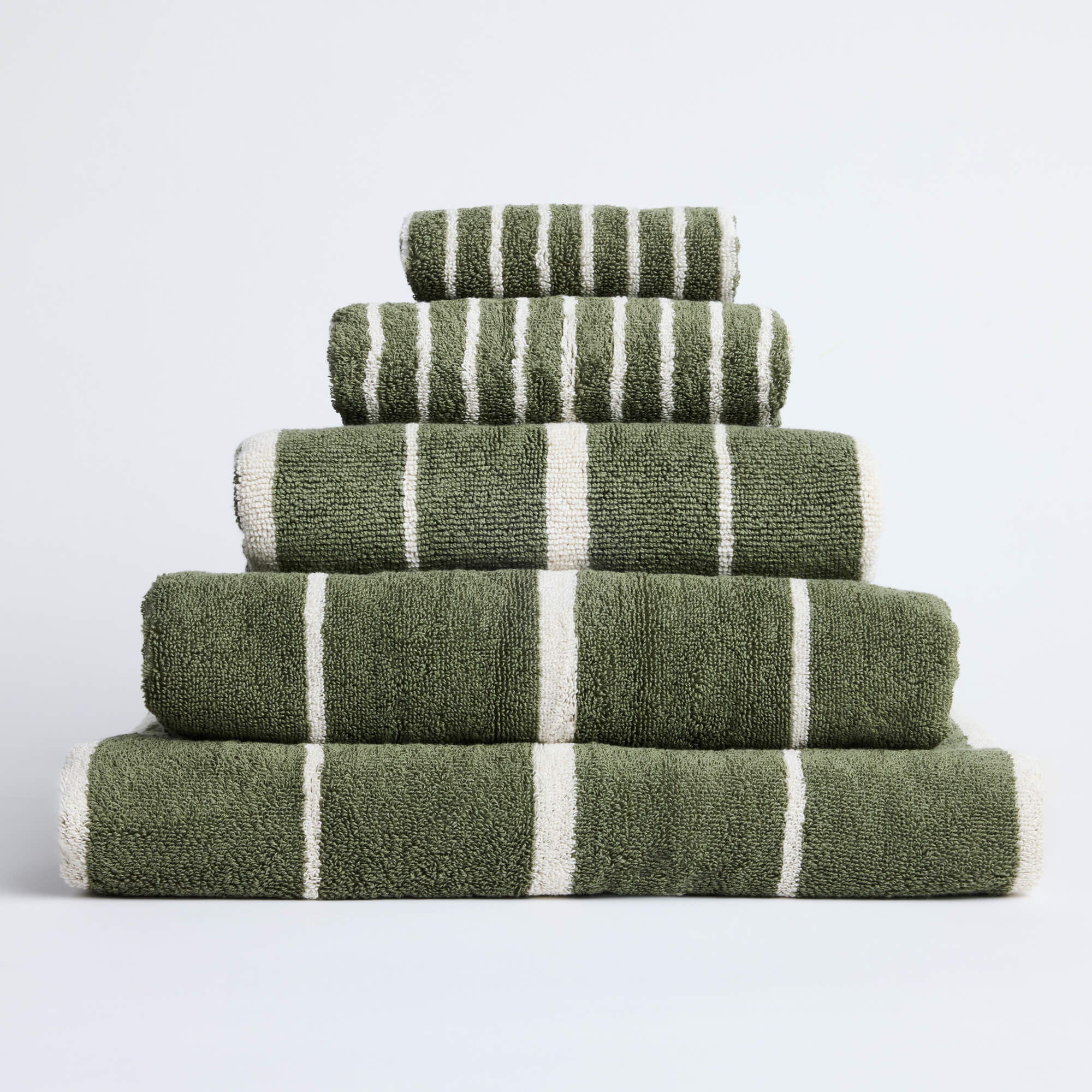Royal Doulton Flynn towel set in Moss
