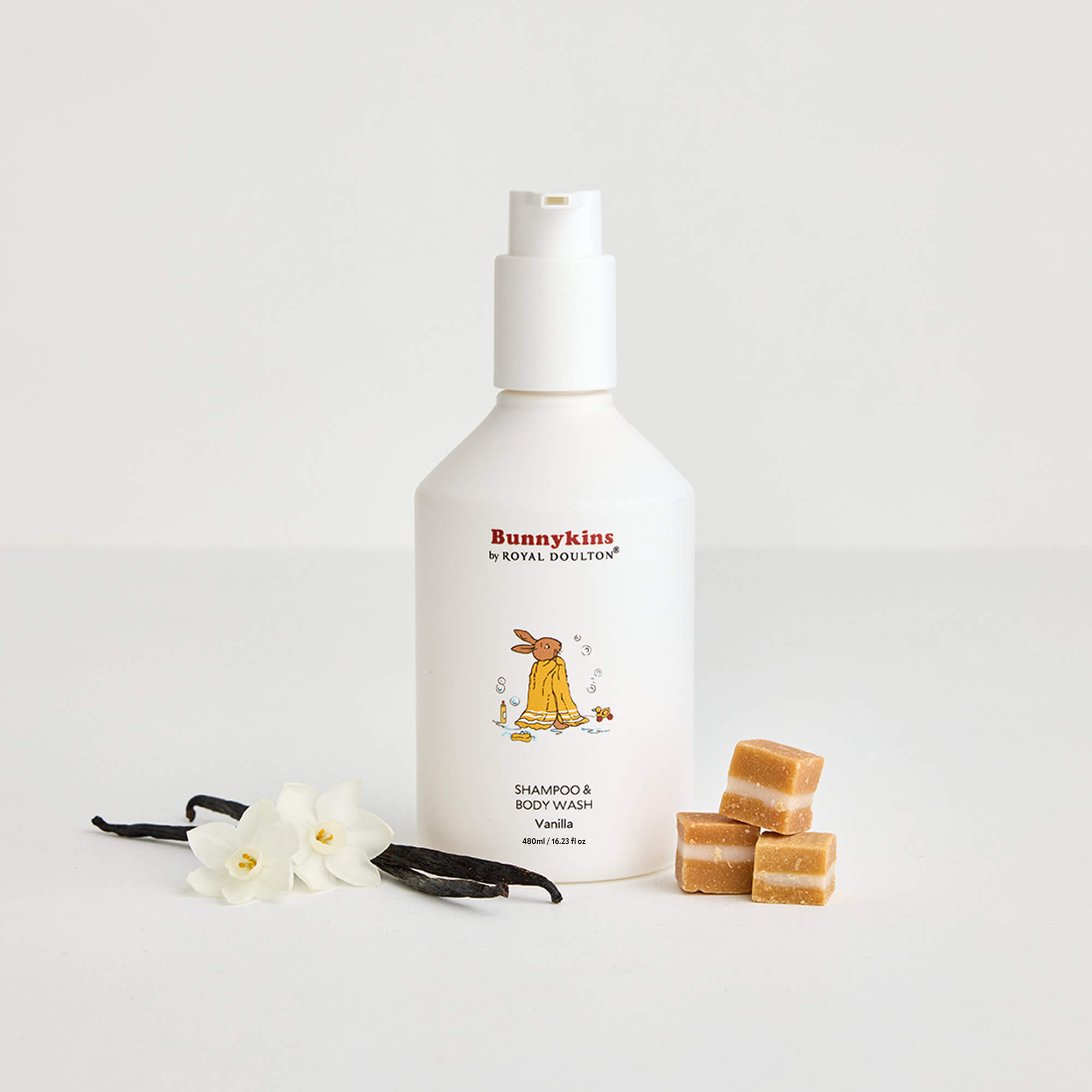 Royal Doulton Bunnykins Vanilla Shampoo & Body Wash 480ml