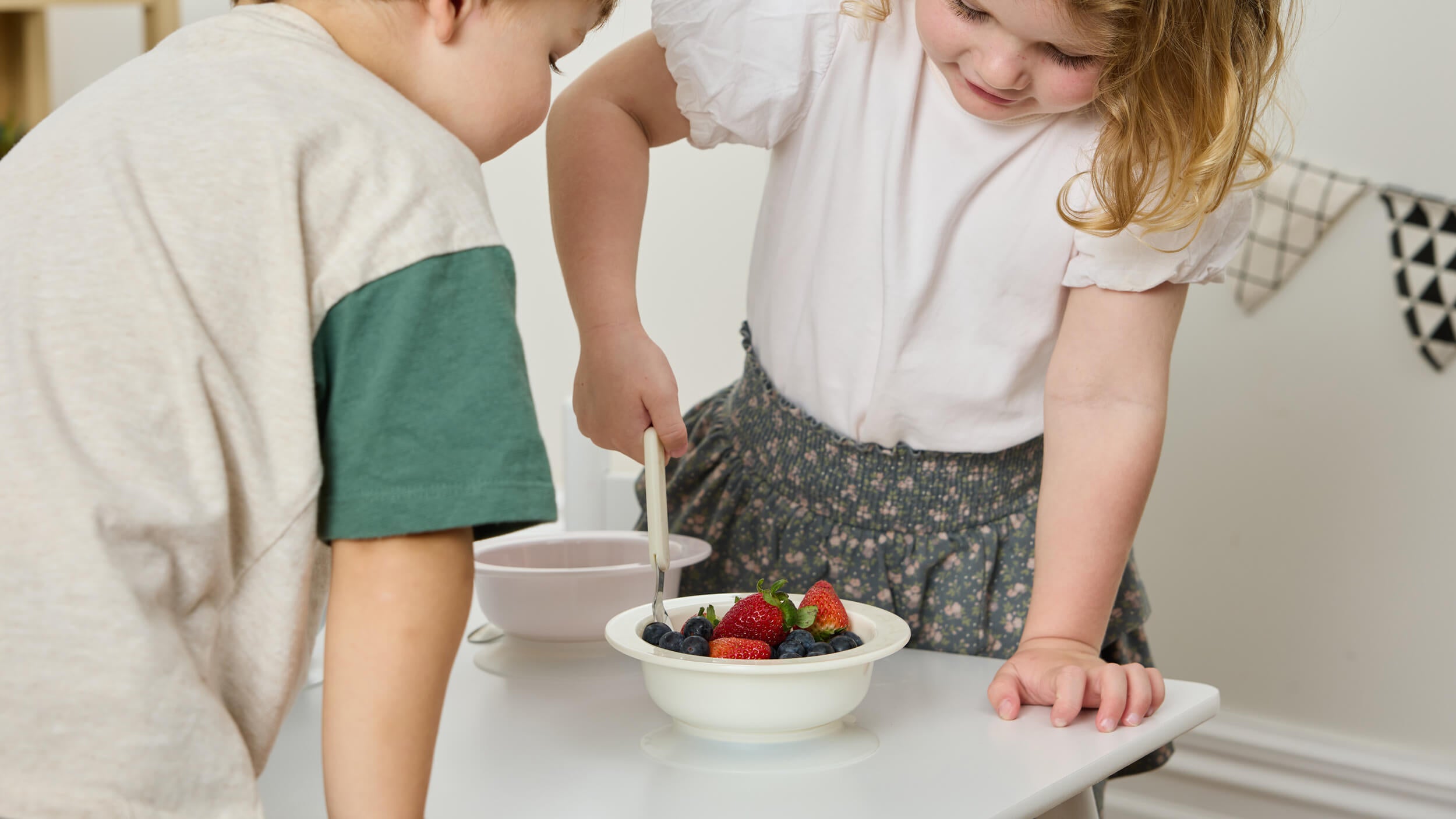 Royal Doulton Bunnykins melamine dinner set styled for kids mealtime