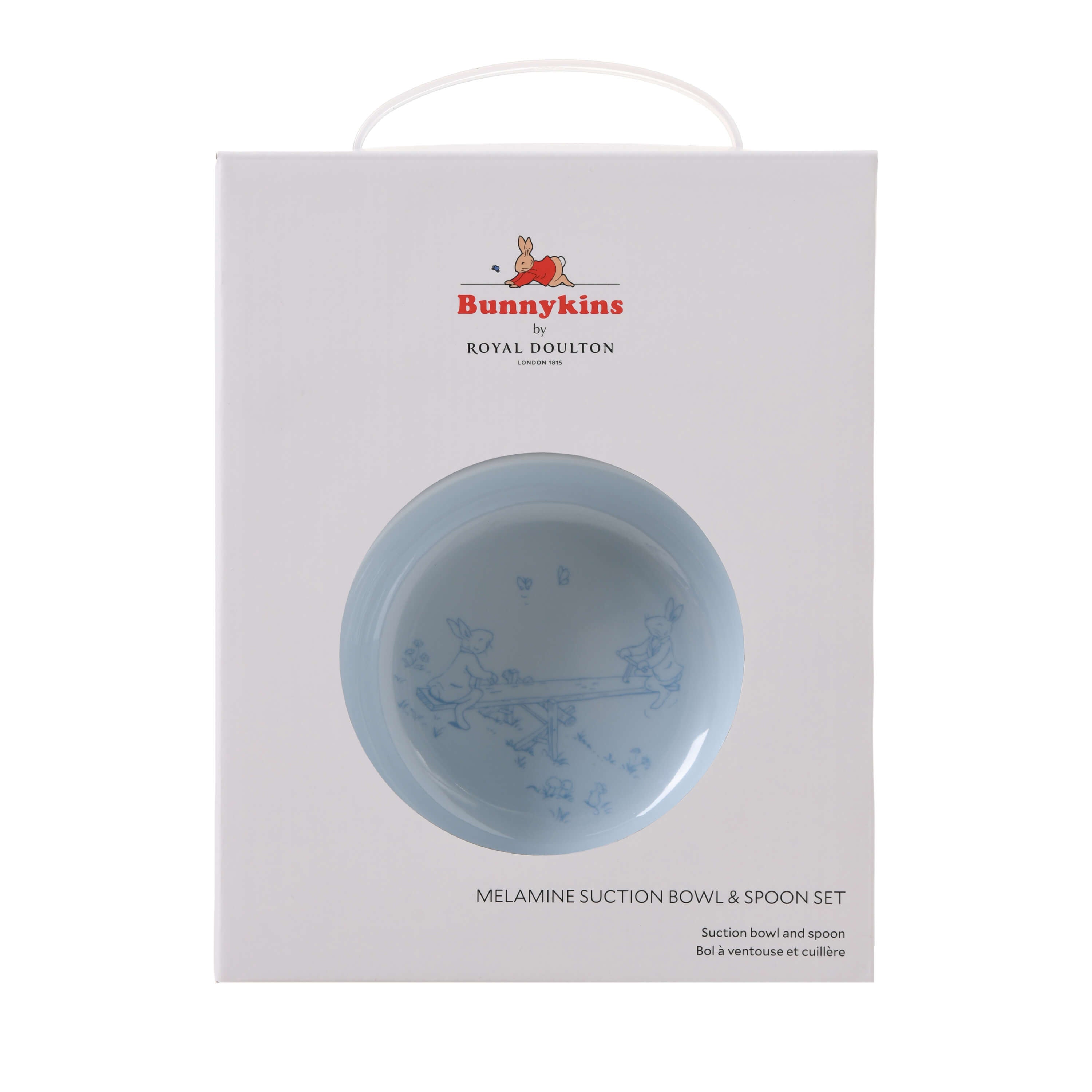 Royal Doulton Bunnykins Melamine Suction Set in Blue